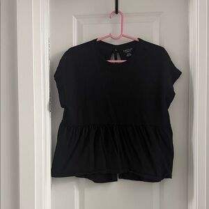 AE Black Short Sleeve Top